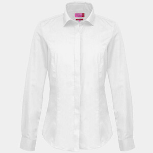 Brook Taverner Ladies Silvi Fitted Long Sleeve Blouse Thumbnail