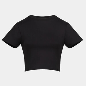 AWDis Ladies Cool Recycled Cropped T-Shirt Thumbnail