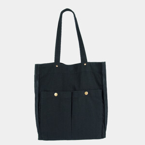 Kimood Washed Cotton Bag with Pockets Thumbnail