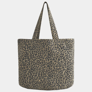 Westford Mill Leopard Print Canvas Shopper Thumbnail
