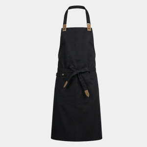 Le Chef Canvas Apron with Leather Tabs Thumbnail