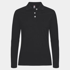 Ladies Stretch Premium Polo L/S Thumbnail