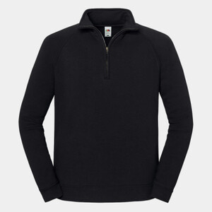 Fruit of the Loom Iconic Premium Zip Neck Sweatshirt Thumbnail