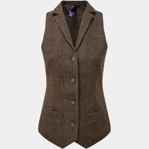 LADIES HERRINGBONE WAISTCOAT Thumbnail