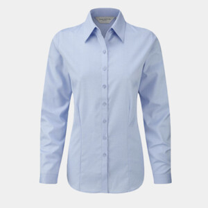 LADIES L/S HERRINGBONE SHIRT Thumbnail