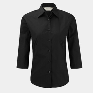 LADIES 3/4 SLEEVE FITTED STRETCH SHIRT Thumbnail