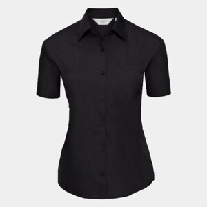LADIES SHORT SLEEVE POLYCOTTON POPLIN SHIRT Thumbnail