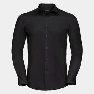 MENS LONG SLEEVE TAILORED POLYCOTTON POPLIN SHIRT Thumbnail
