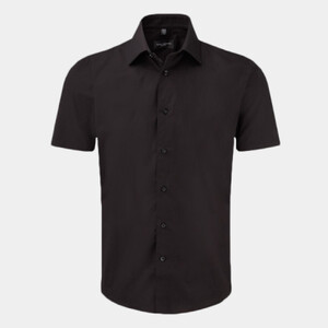 MENS SHORT SLEEVE FITTED STRETCH SHIRT Thumbnail