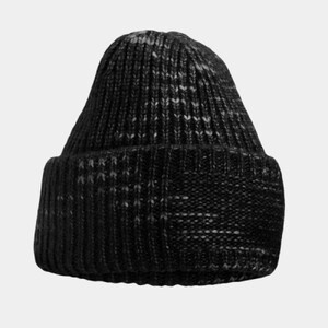CHUNKY KNITTED PATCH BEANIE Thumbnail