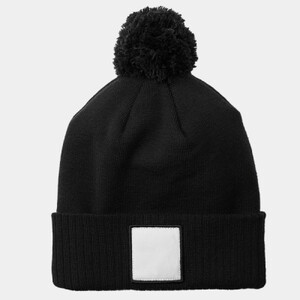 APPLIQUE PATCH POM BEANIE Thumbnail
