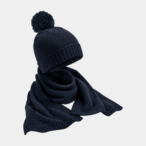 KNIT SCARF AND BEANIE GIFT SET Thumbnail