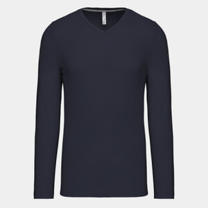 Men's long-sleeved V-neck T-shirt Thumbnail