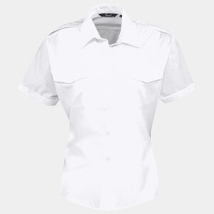 Women's short sleeve pilot blouse Thumbnail