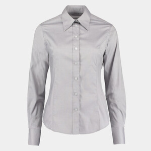 Women's corporate Oxford blouse long-sleeved (tailored fit) Thumbnail