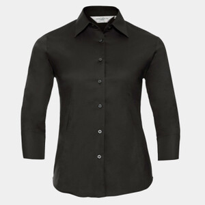 Women's ¾ sleeve easycare fitted shirt Thumbnail