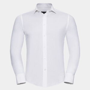 Long sleeve easycare fitted shirt Thumbnail