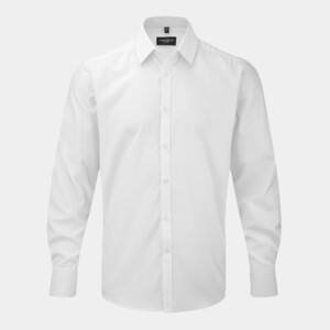 Long sleeve herringbone shirt Thumbnail