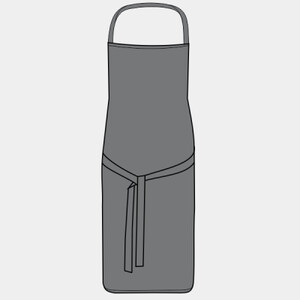 Low Cost Bib Apron Without Pocket Thumbnail