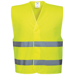 Hi-vis two-band vest (C474) Thumbnail