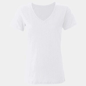 Feel good women's stretch v-neck t-shirt Thumbnail