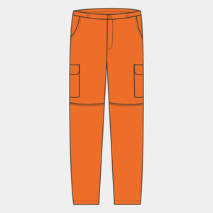 Hi-vis polycotton cargo trousers with kneepad pockets (HV018T/3M) Thumbnail