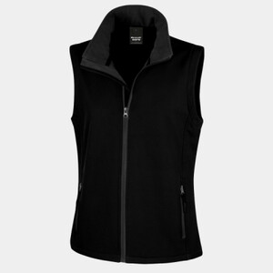 Ladies' Printable Softshell Bodywarmer with Recycled Fleece Inner Thumbnail
