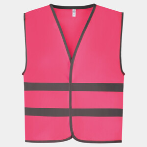 Hi-vis reflective border kids waistcoat (HVW102CH) Thumbnail