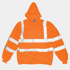 Hi-Vis Zipped Hoodie Thumbnail