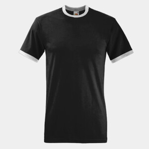 Fruit of the Loom Contrast Ringer T-Shirt Thumbnail