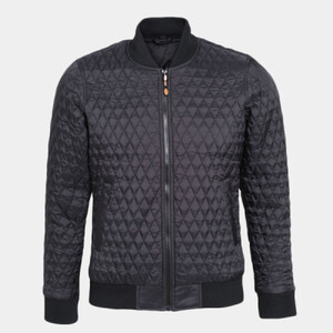 Women's quilted flight jacket Thumbnail