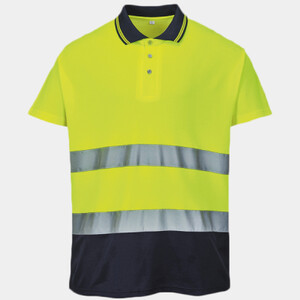 Two-tone cotton Comfort polo (S174) Thumbnail
