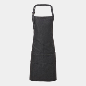 Jeans stitch bib apron Thumbnail