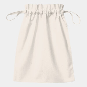 Organic cotton drawcord bag Thumbnail
