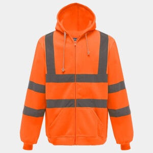 Hi-vis zip hoodie (HVK07) Thumbnail