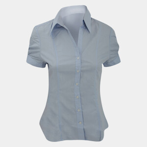 Brook Taverner Ladies Paduli Short Sleeve Poplin Shirt Thumbnail