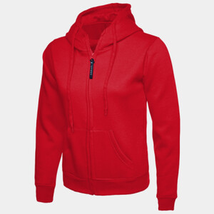 Ladies Classic Full Zip Hooded Sweatshirt Thumbnail