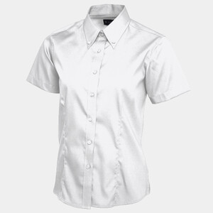 Ladies Pinpoint Oxford Half Sleeve Shirt Thumbnail