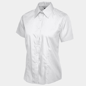 Ladies Poplin Half Sleeve Shirt Thumbnail