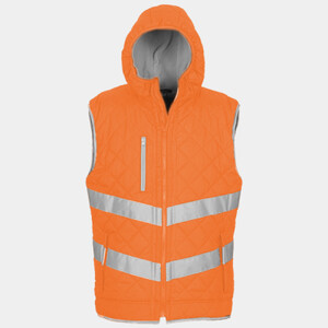Hi-vis Kensington hooded gilet (HV007) Thumbnail