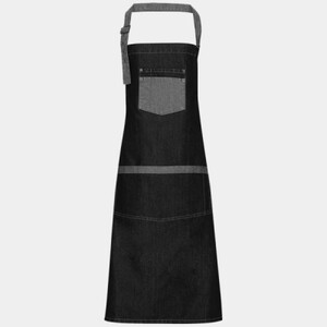 Domain contrast denim bib apron Thumbnail
