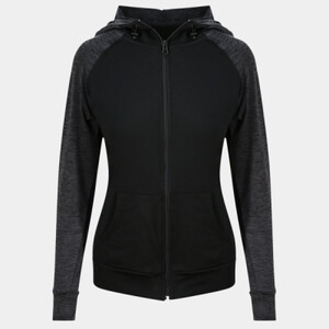 Women's cool contrast zoodie Thumbnail