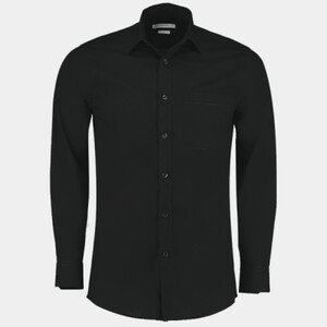Kustom Kit Long Sleeve Tailored Poplin Shirt Thumbnail