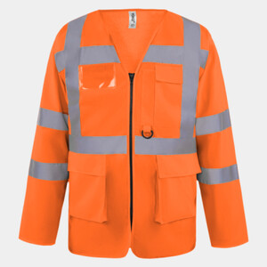 Yoko Hi-Vis Executive Long Sleeve Waistcoat Thumbnail