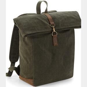 Quadra Heritage Waxed Canvas Backpack Thumbnail