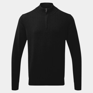 Men's cotton blend ¼ zip sweater Thumbnail