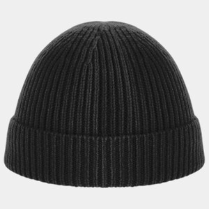 Engineered knit ribbed beanie Thumbnail