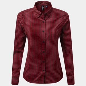 Women's Maxton check long sleeve shirt Thumbnail