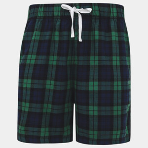 SF Clothing Tartan Lounge Shorts Thumbnail