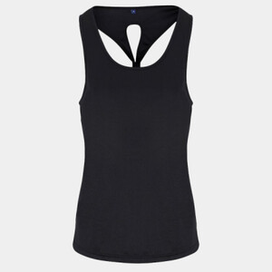 Women's TriDri® yoga knot vest Thumbnail
